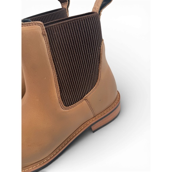 NEW SIZE 9 Nisolo All Weather Chelsea Boots Tan Leather Side Zip Women Size 9 - Picture 5 of 11